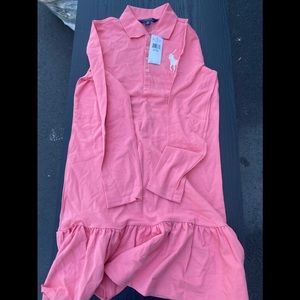 Little girls Ralph Lauren long sleeved dress